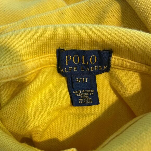 Polo Ralph Lauren Khaki’s and Long Sleeved Polo Shirt Size 3T - Picture 2 of 5